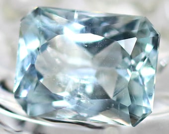 Aquamarine 4.83Ct Natural Light Blue Aquamarine S220