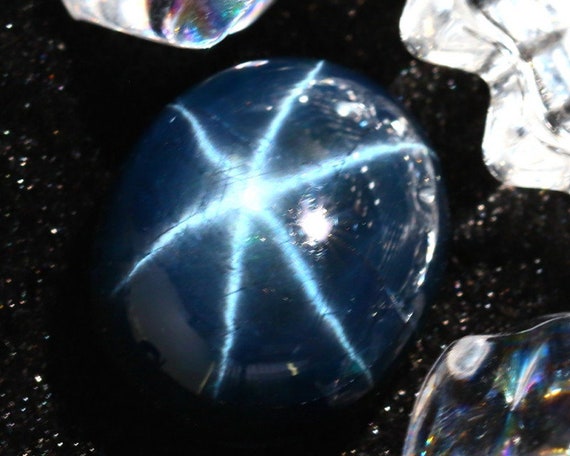 Buy Star Sapphire 25.62ct Natural 6 Rays Blue Star Sapphire S25 Online in India Etsy