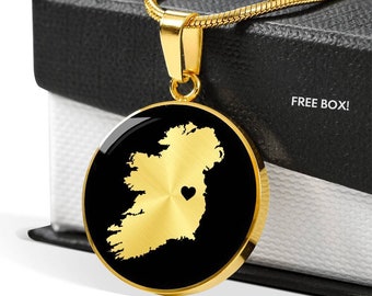 Irland Halskette, Irland Geschenk, Irland Anhänger, Irland Schmuck, Irland Schmuck, Irland Schmuck, Irland Anhänger