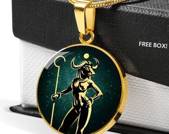 Hathor necklace, Hathor Egyptian goddess,Egyptian goddess of fertility, Egyptian jewelry, Egyptian necklace
