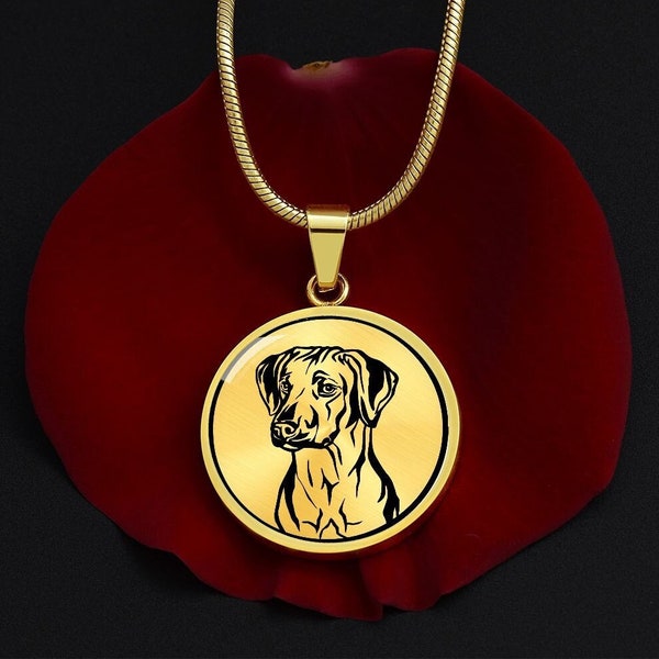 Rhodesian Ridgeback Necklace, Rhodesian Ridgeback Gift, Dog Mom Gift, Dog Memorial Gift, Rhodesian Ridgeback Jewelry, Dog Remembrance Gift