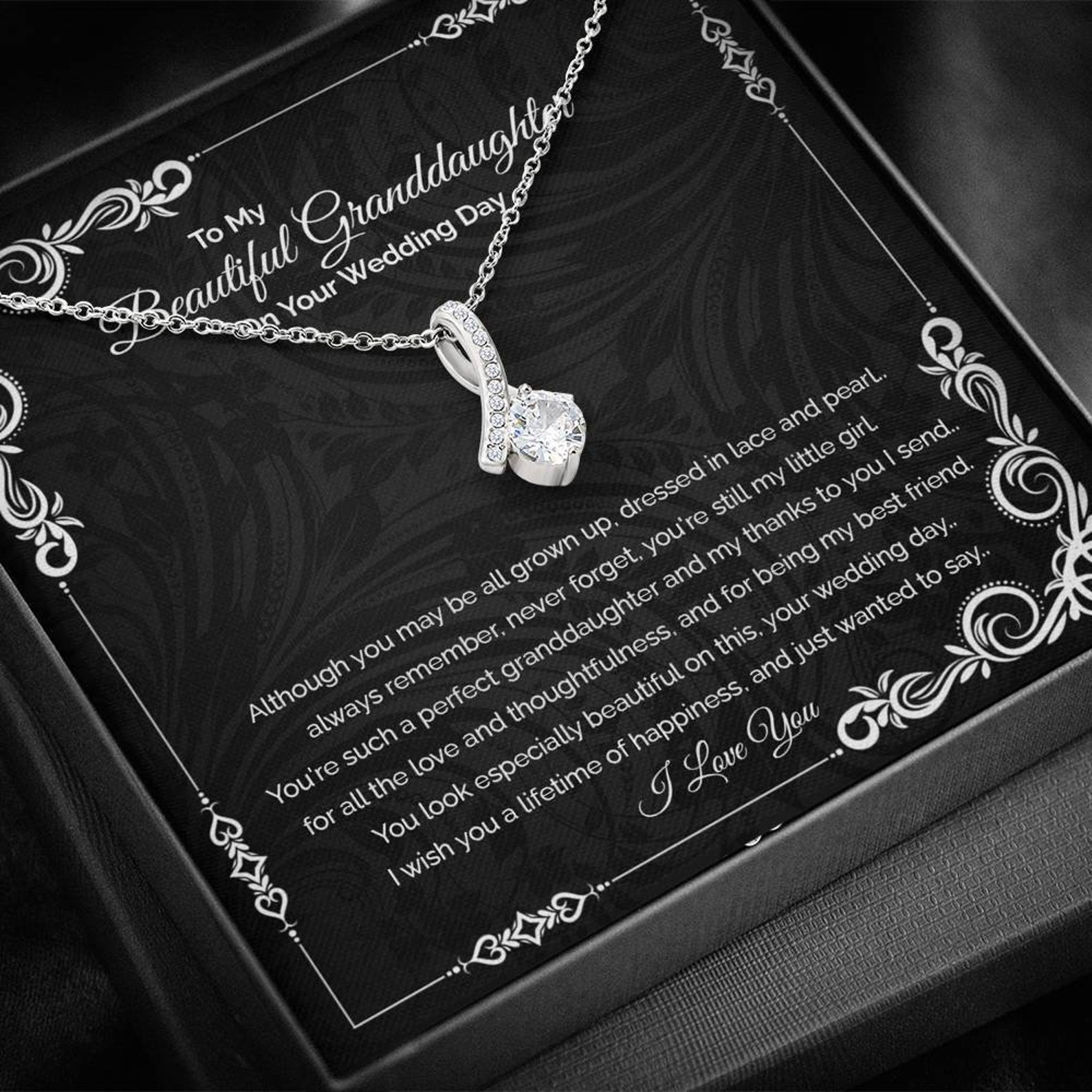 Granddaughter Wedding Day Gift From Grandmother Grandmother | Etsy