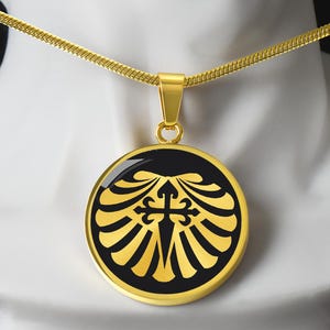 Cross of St James Necklace, Camino de Santiago Pendant, Jewelry for Pilgrim, Pilgrim Gift, Backpacker Gift, Christian Gifts