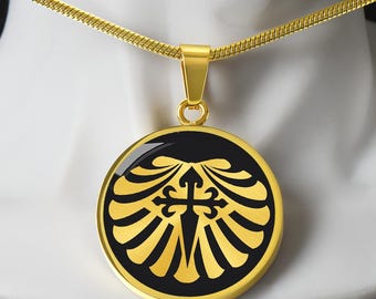 Cross of St James Necklace, Camino de Santiago Pendant, Jewelry for Pilgrim, Pilgrim Gift, Backpacker Gift, Christian Gifts