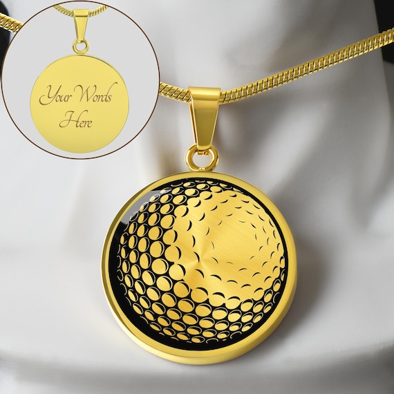 Golf ball necklace new arrivals