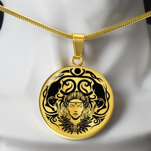 Freya Necklace, Freyja Necklace, Norse Goddess of magic, Viking jewelry, Witch jewelry, Norse Mythology Gift, Viking Pendant, Pagan Necklace