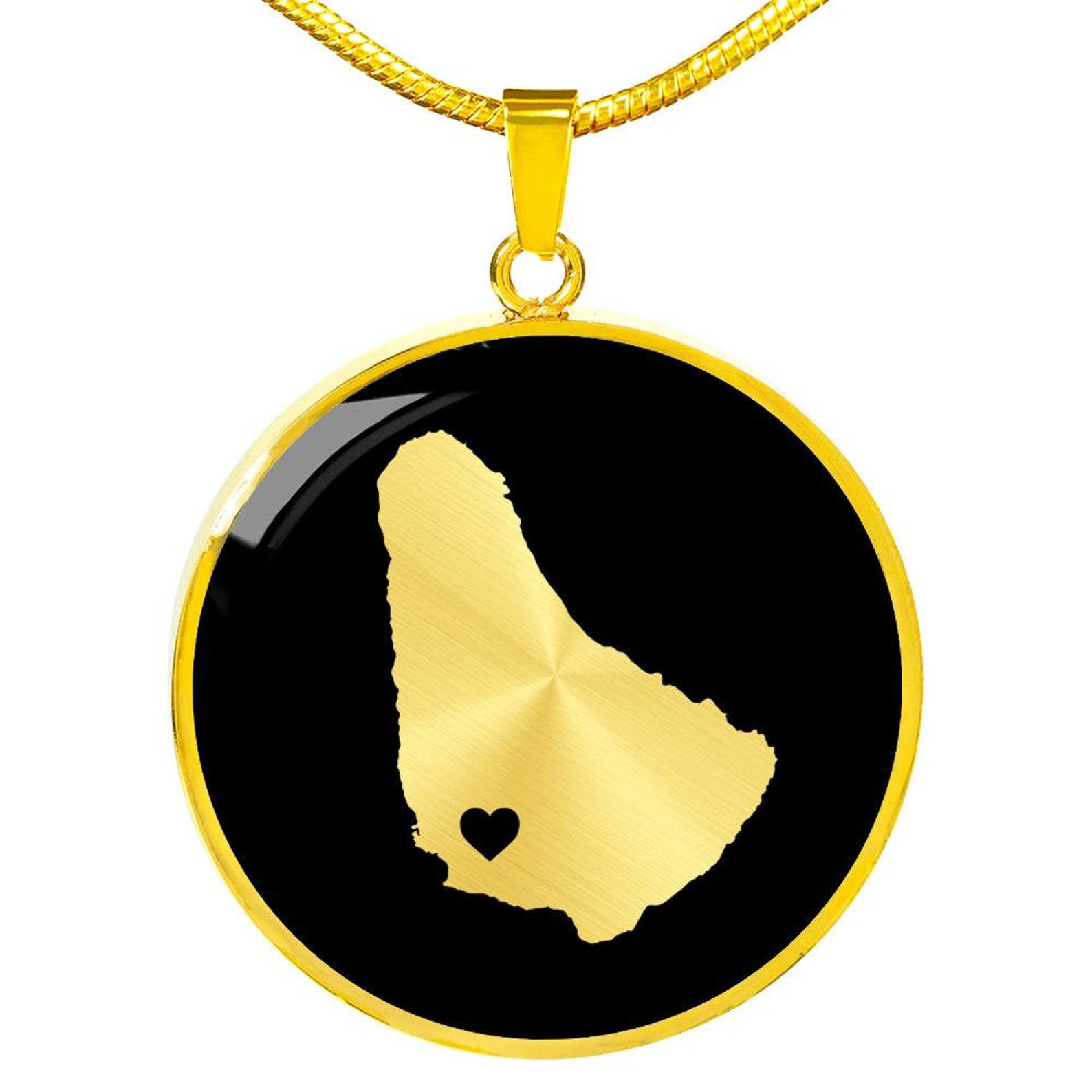 Barbados Necklace Barbados Gift Barbados Pendant Barbados Etsy