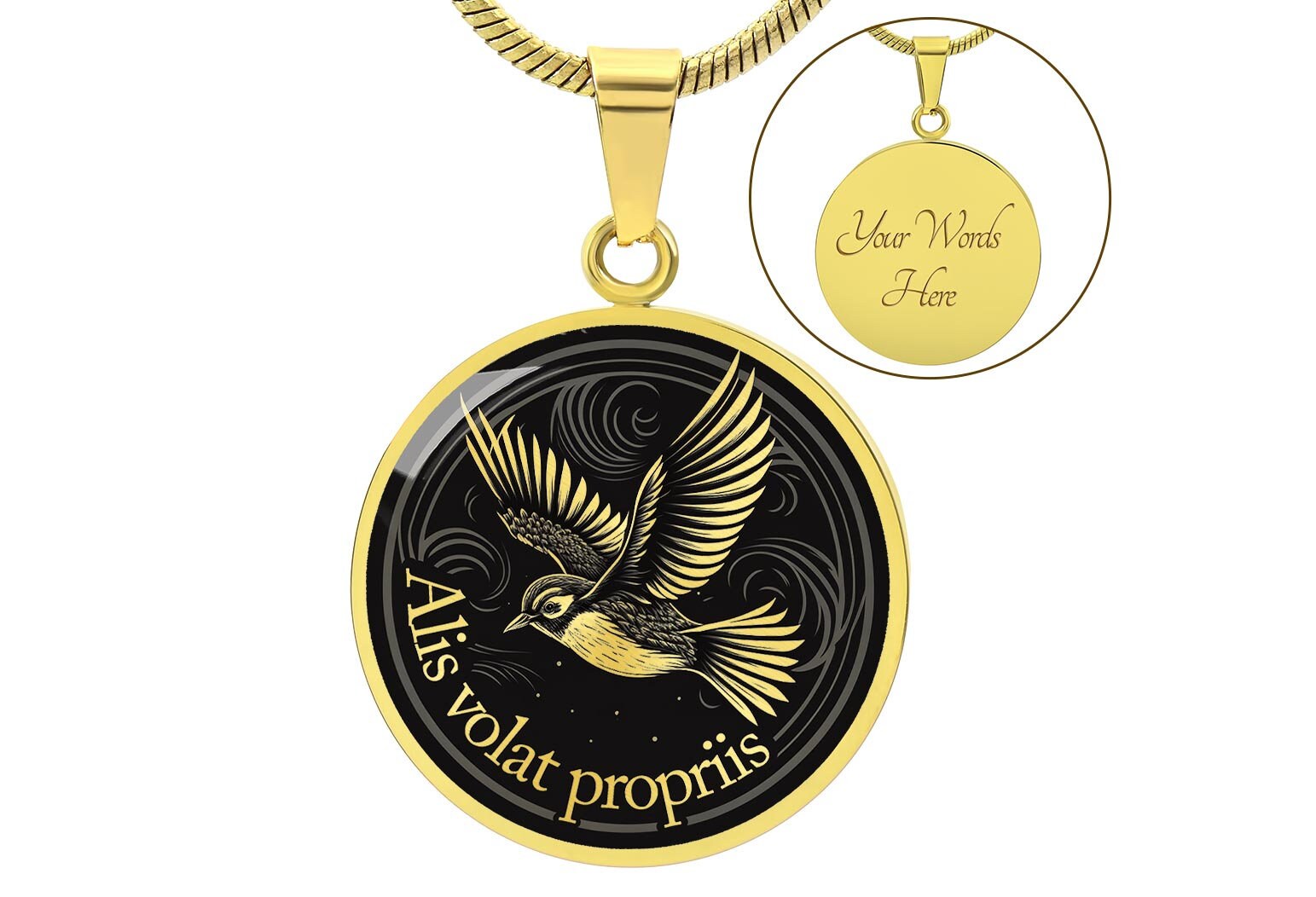 Alis volat propriis necklace deals