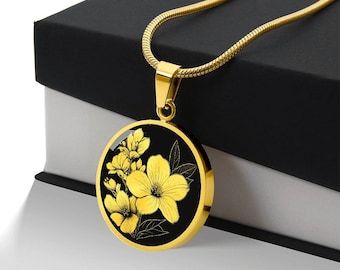 Personalized Dogwood Necklace, Dogwood Gift For Women, Dogwood Pendant, Flower Necklace, Dogwood Jewelry, Botanical Jewelry