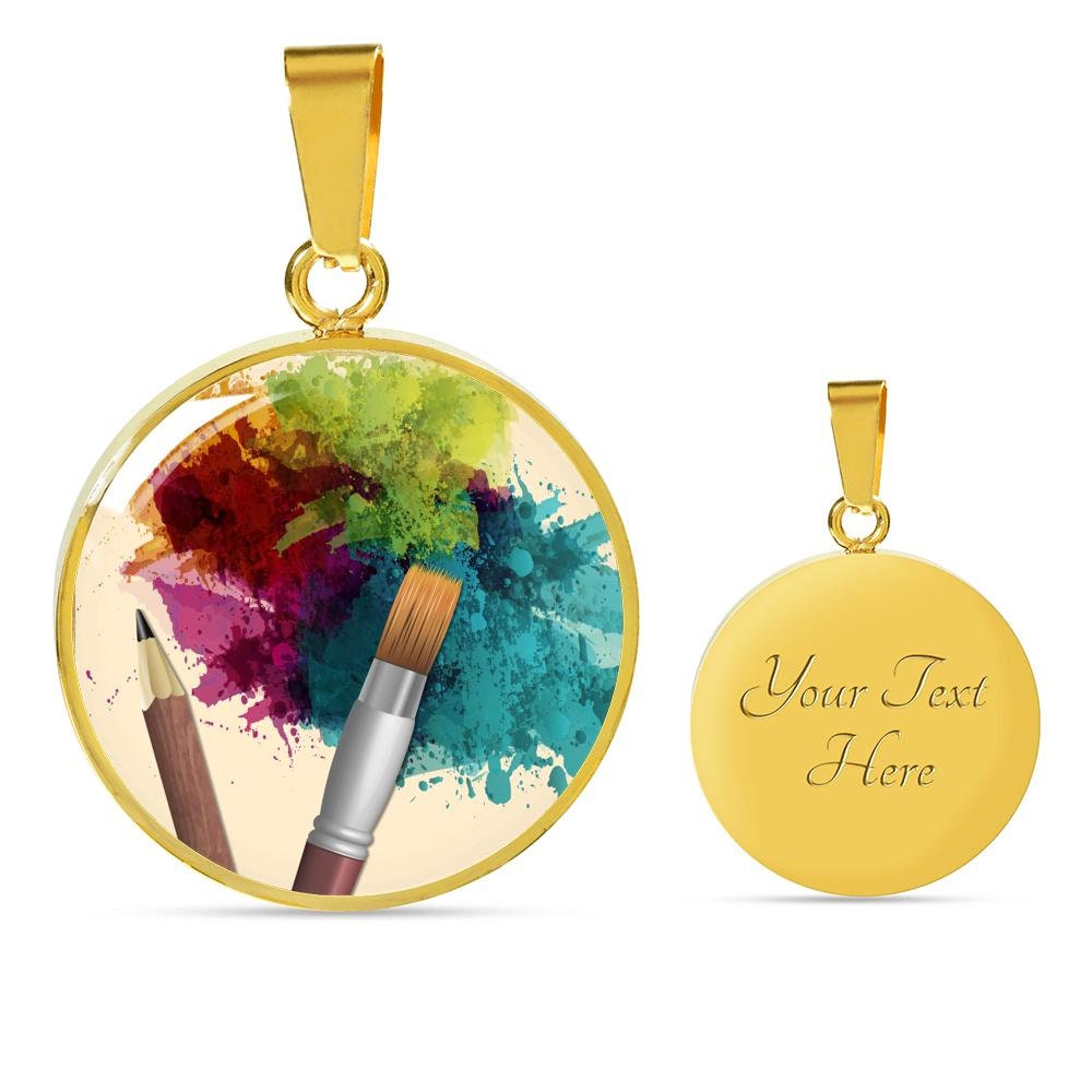 paintbrush necklace paintbrush necklace