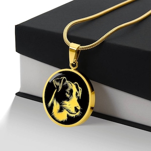 Personalized Jack Russell Terrier Necklace, Jack Russell Pendant, Dog Mom Gift, Dog Lover Gift, Jack Russell Owner Gift, Dog Memorial Gift