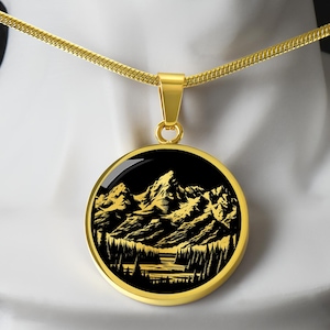 Personalisierte Grand Teton National Park Halskette, Grand Teton Geschenk, Grand Teton Anhänger, Reise Camping Geschenk, Berg Halskette, Wandergeschenk