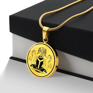 Personalized Nigeria Emblem Necklace, Nigeria Gift, Nigeria Coat Of Arms Pendant, Travel Gift, Nigeria Charm, Nigeria Jewelry Nigeria Symbol