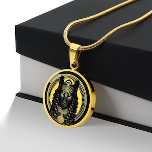 Sekhmet Necklace, Sekhmet Egyptian Goddess Of War And Healing, Sekhmet Pendant, Sekhmet Jewelry, Egyptian Mythology Jewelry, Ancient Egypt