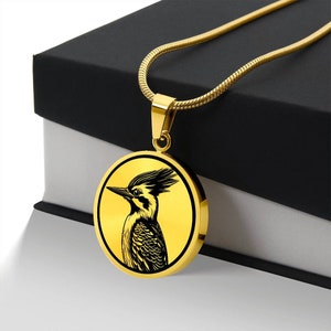 Personalisierte Specht Halskette, Specht Geschenk, Specht Schmuck, Specht Anhänger, Vogel Schmuck, Geschenk für Vogel Liebhaber
