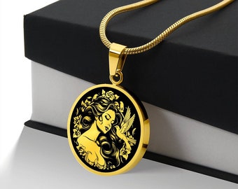 Personalized Aphrodite Necklace, Venus, Aphrodite Pendant, Goddess Of Love & Beauty, Greek Mythology Gift, Neopagan Jewelry, Roman Mythology