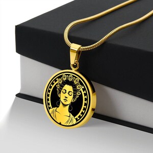 Personalized Hera Necklace, Juno, Hera Pendant, Queen Of The Gods, Goddess Of Marriage And Childbirth, Greek Mythology Gift, Roman Mythology