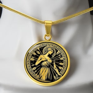 Médaille Sainte-Christine de Bolsena, Médaille Sainte-Christine de Tyr, Cadeau de première communion, Cadeau de baptême, Cadeau de confirmation