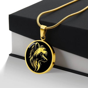 Gepersonaliseerde Chinese kuifketting, Chinese kuifhanger, hond moeder cadeau, Chinese kuifminnaar cadeau, cadeau hond eigenaar, hond Memorial cadeau