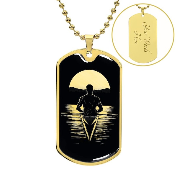 Rowing Necklace Etsy