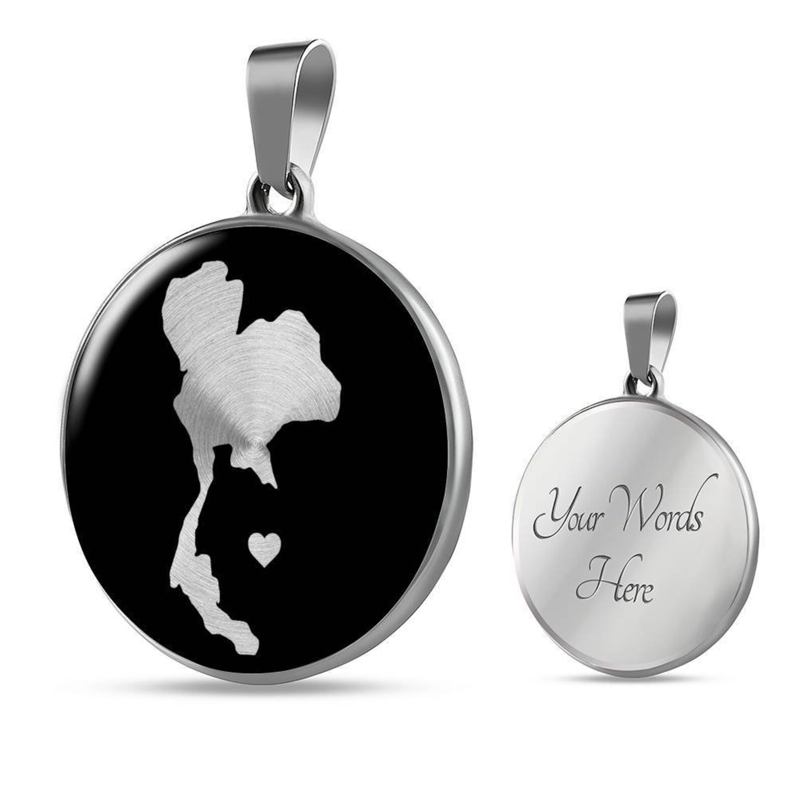 Thailand necklace Thailand gift Thailand pendant Thailand Etsy