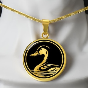 Personalisierte Ente Halskette, Ente Geschenk, Ente Schmuck, Ente Anhänger, Ente Charme, Erinnerungsgeschenk, Bauernhof Tier Liebhaber Geschenk, Bauer Geschenk