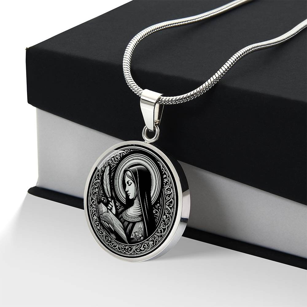 Saint Hildegard Necklace, St Hildegard of Bingen Patron Saint of ...