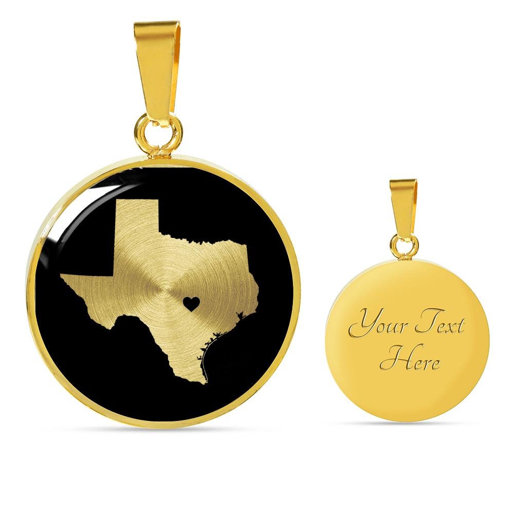 Texas necklace Texas gift Texas pendant Texas jewelry Etsy