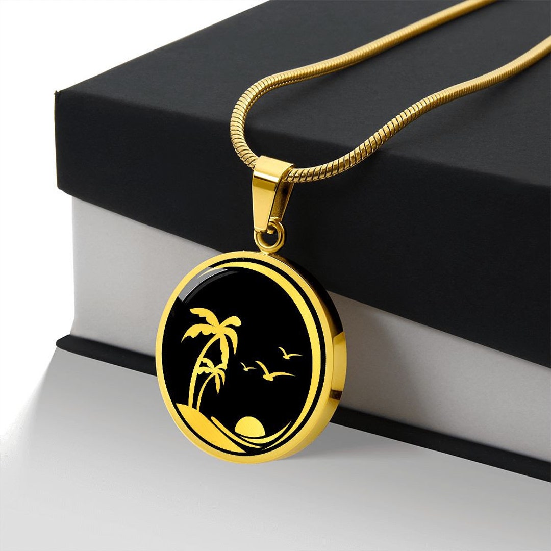 Palm Beach Reversible Cradle Necklace