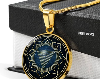 Kali Yantra Pendant, Kali pendant, Sacred geometry