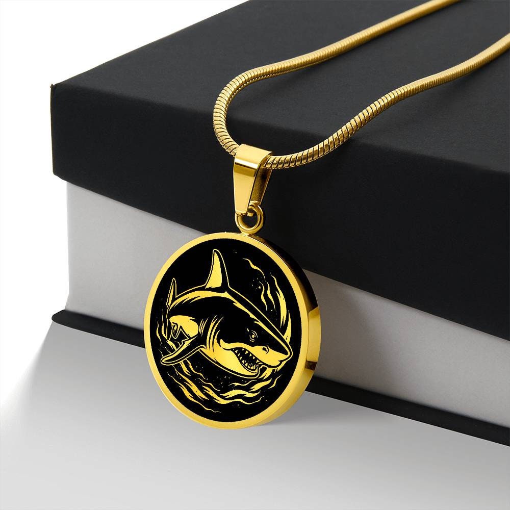 Personalized Shark Necklace, Great White Shark Gift, Shark Pendant, Shark Jewelry, Scuba Diving Gift, Ocean Lover Gift