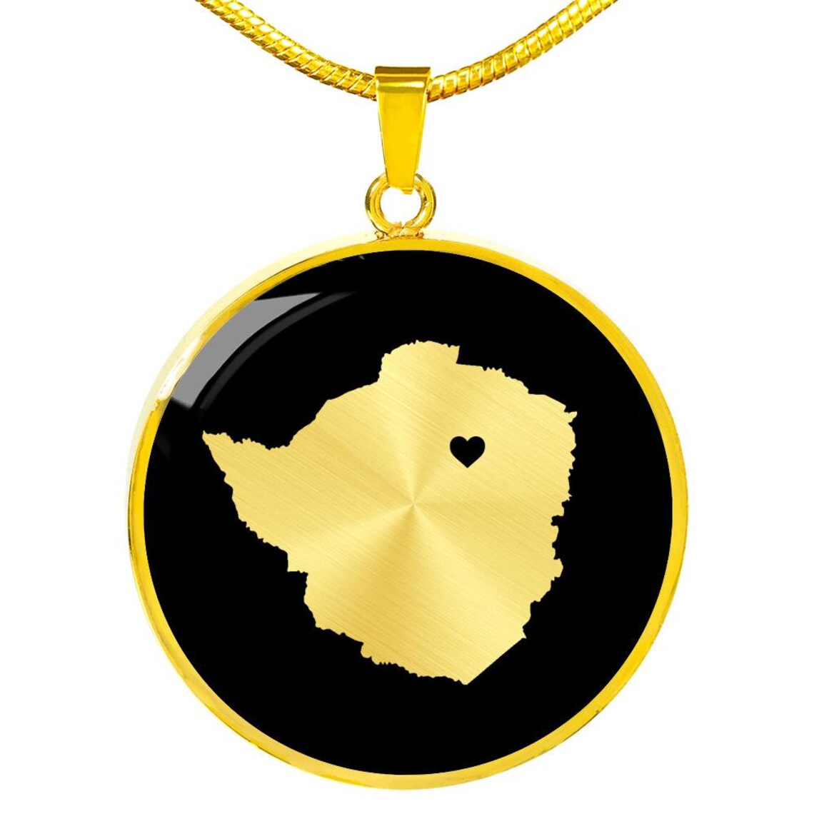 Zimbabwe necklace Zimbabwe gift Zimbabwe pendant Zimbabwe Etsy