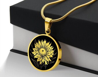 Collana Aster, regalo Aster per donna, fiore di nascita di settembre, ciondolo Aster, regalo di compleanno di settembre per lei, collana floreale, ciondolo a forma di fiore