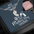 Personalized First Mothers Day Gift New Mom, Our First Mothers Day Together, First Time Mother's Day Gift From Baby, Mothers Day Necklace