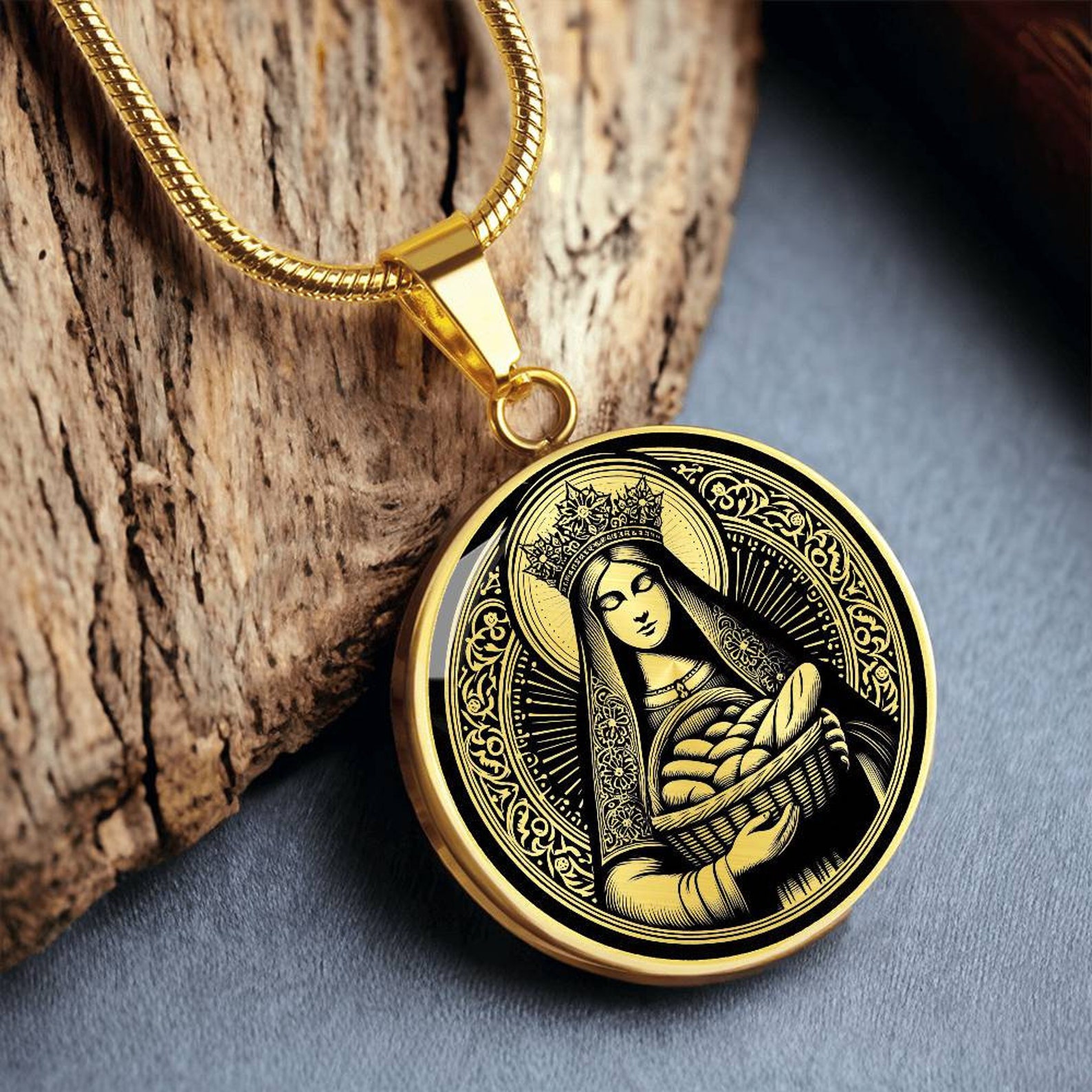 Saint Elizabeth of Hungary Necklace, St Elizabeth of Hungary Patron ...