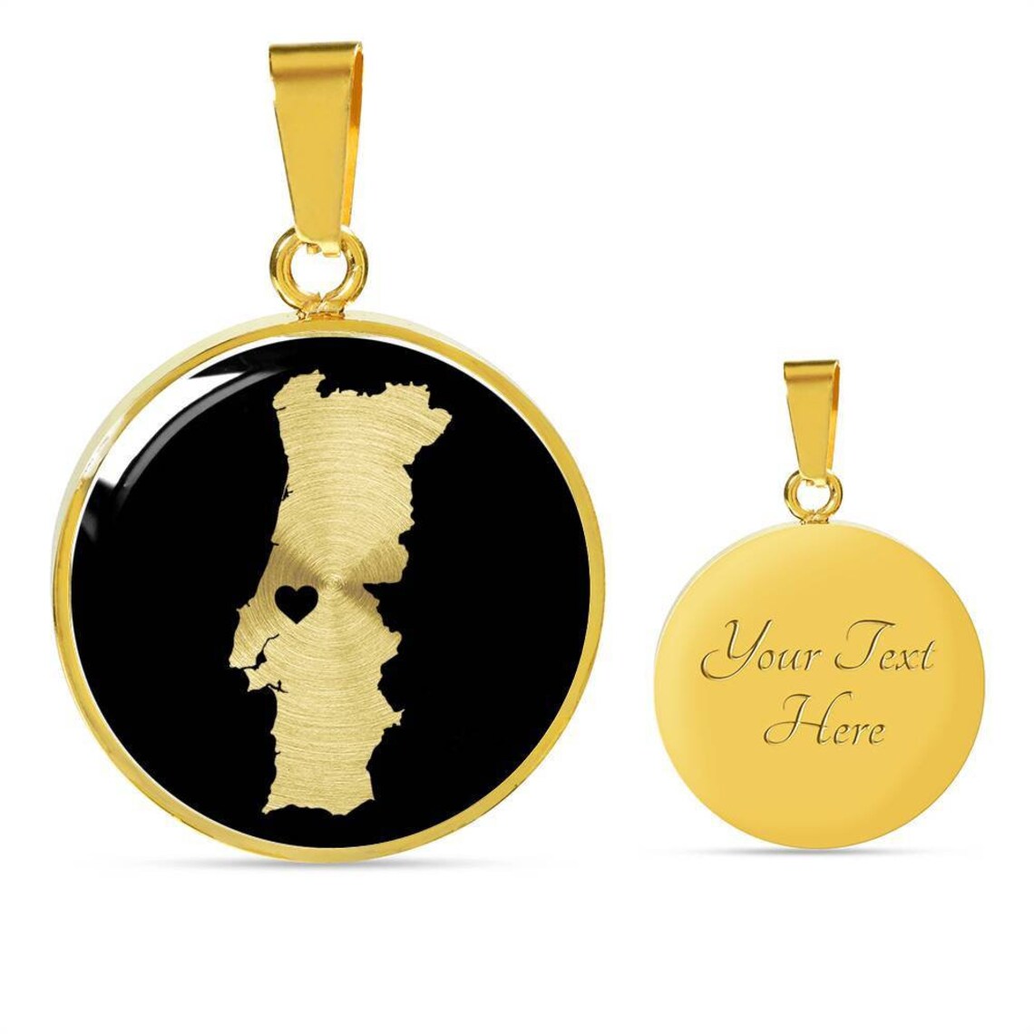 Collar de Portugal regalo de Portugal colgante de Portugal Etsy