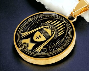 7/8 Inch Sterling Silver Oval St. Lucy Medal, Patron Saint Of The Blind