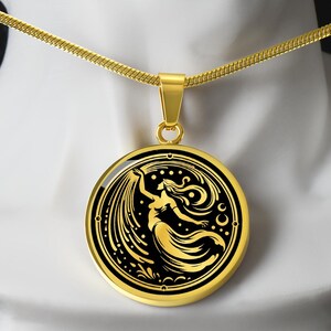 Personalized Mnemosyne Necklace, Greek Goddess of Memory, Mnemosyne Pendant, Greek Mythology Gift, Pagan Jewelry, Wicca Charm
