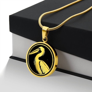 Personalized Pelican Necklace, Pelican Gift, Pelican Pendant, Birdwatching Gift, Bird Lover Gift, Nature Necklace Gift for Her