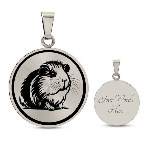 Guinea pig memorial jewelry hotsell
