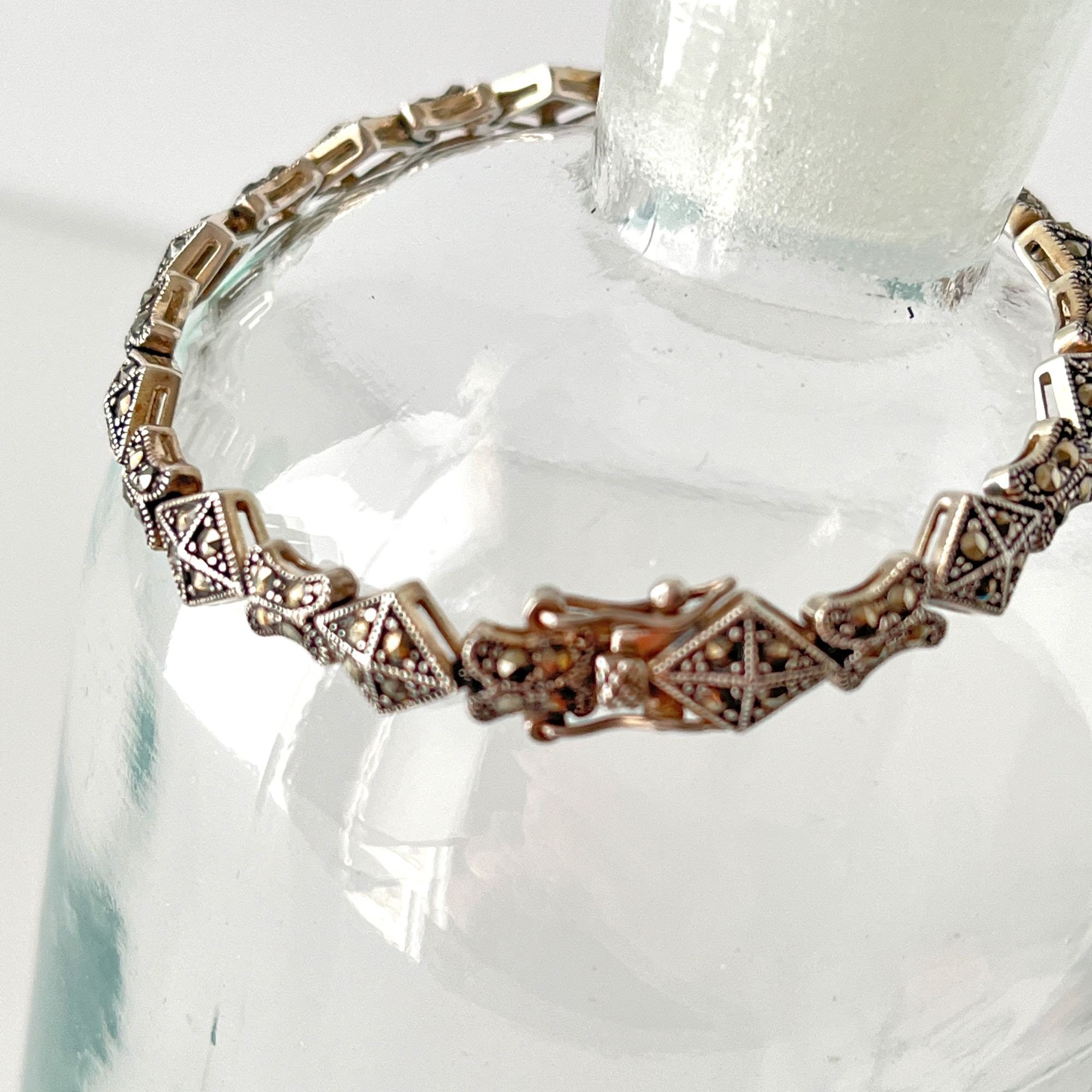 Ornate 925 Sterling Bracelet Recycled Silver 1980s 1990s - Etsy 日本