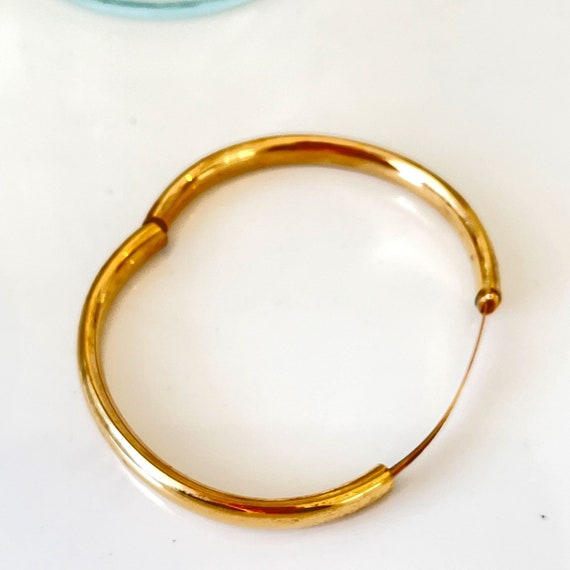 Vintage Gold Bangle Bracelet Van Dell 14KT Gold F… - image 3
