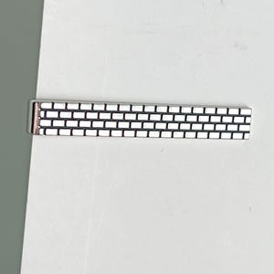 Vintage Mid-century MCM Swank Silver Tone Tie Clip