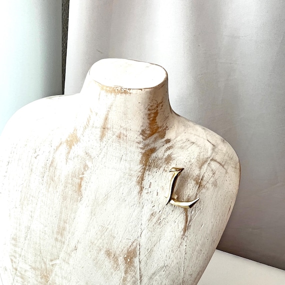 Vintage Cursive Letter L Initial Monogram Brooch … - image 5