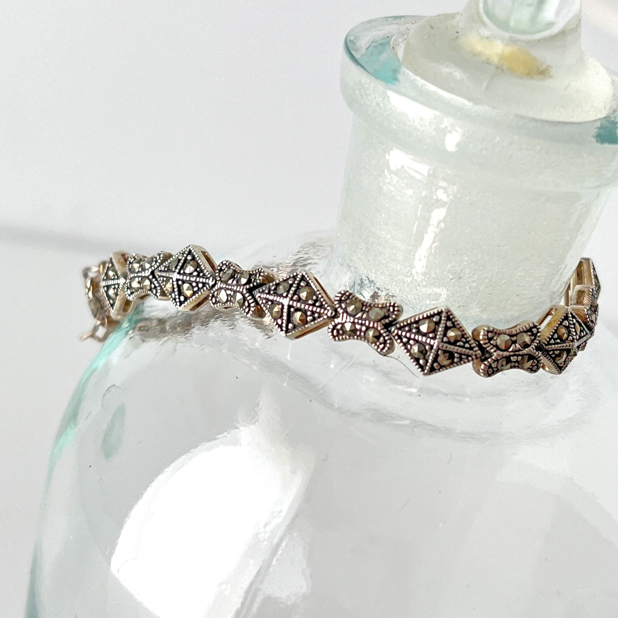 Ornate 925 Sterling Bracelet Recycled Silver 1980s 1990s - Etsy 日本