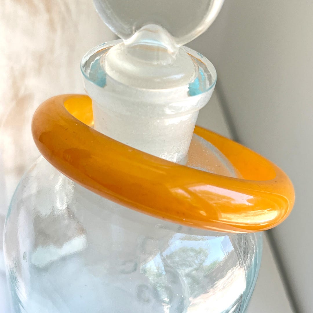 Vintage Butterscotch Bakelite Bracelet 1930s 1940s Art Deco - Etsy