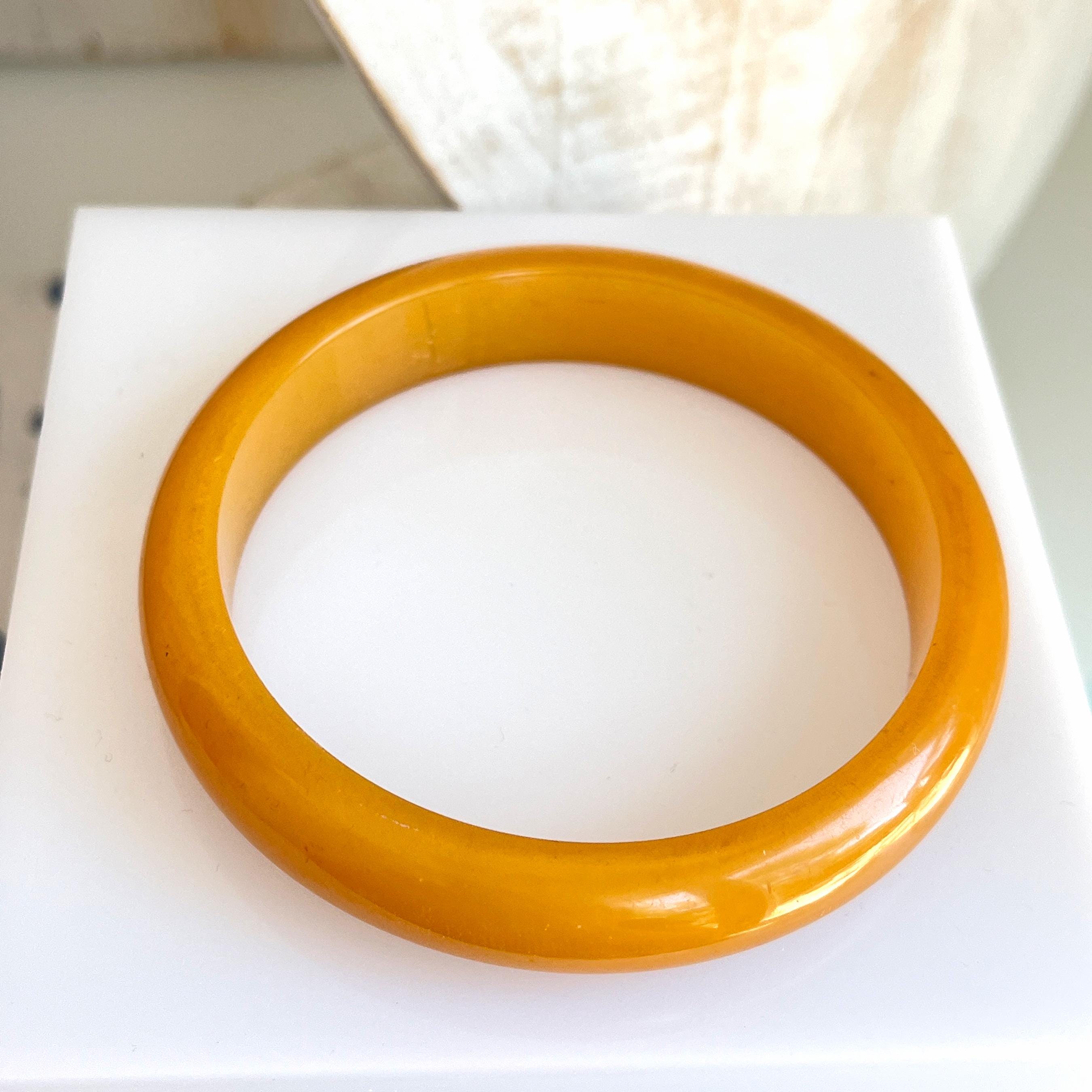 Vintage Butterscotch Bakelite Bracelet 1930s 1940s Art Deco - Etsy