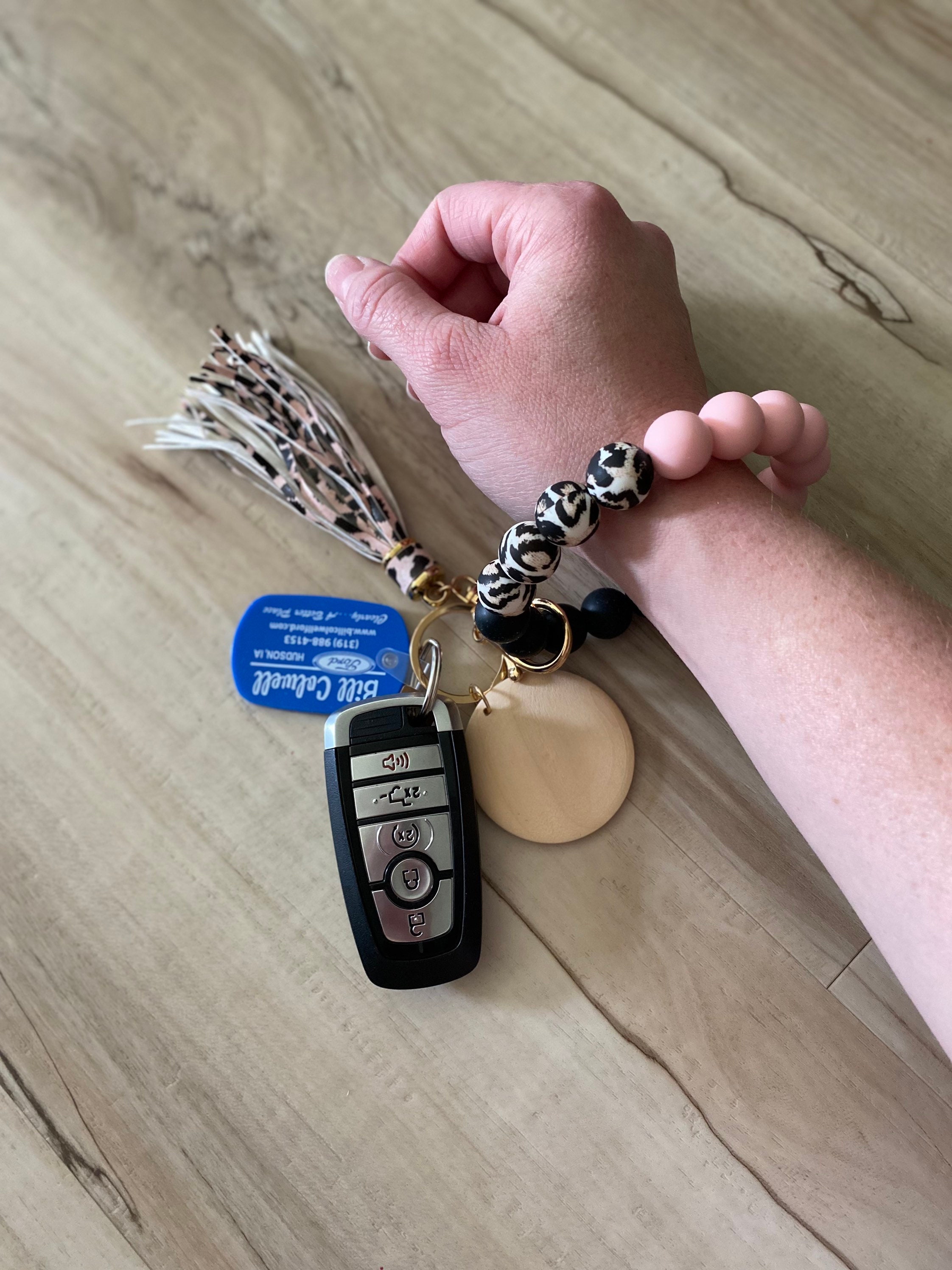 Mama Keychain Wristlet/ Mama Wristlet/ Mama Keychain/ Leopard Etsy