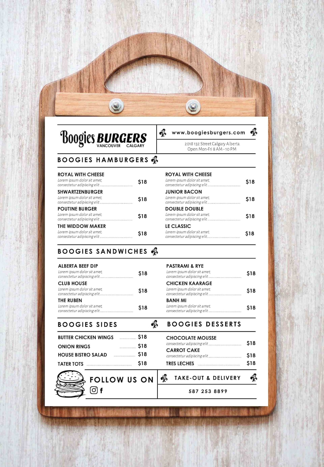 Casual Restaurant Menu Template Simple Fast Casual Menu Template casual-restaurant-menu-template-simple-fast-casual-menu-template