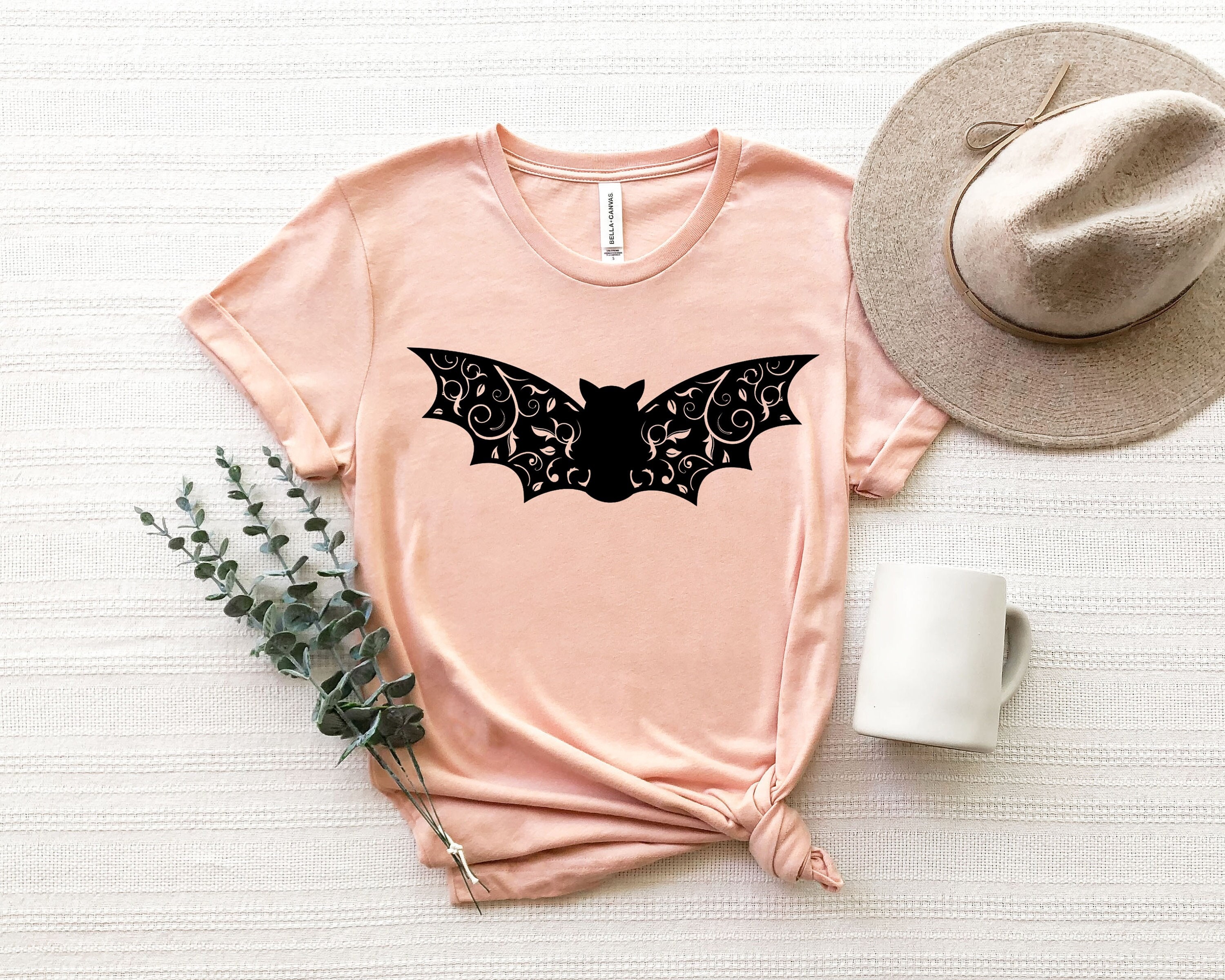 Bat Graphic Tee Shortsleeve Cute Halloween Bat T Shirts Etsy
